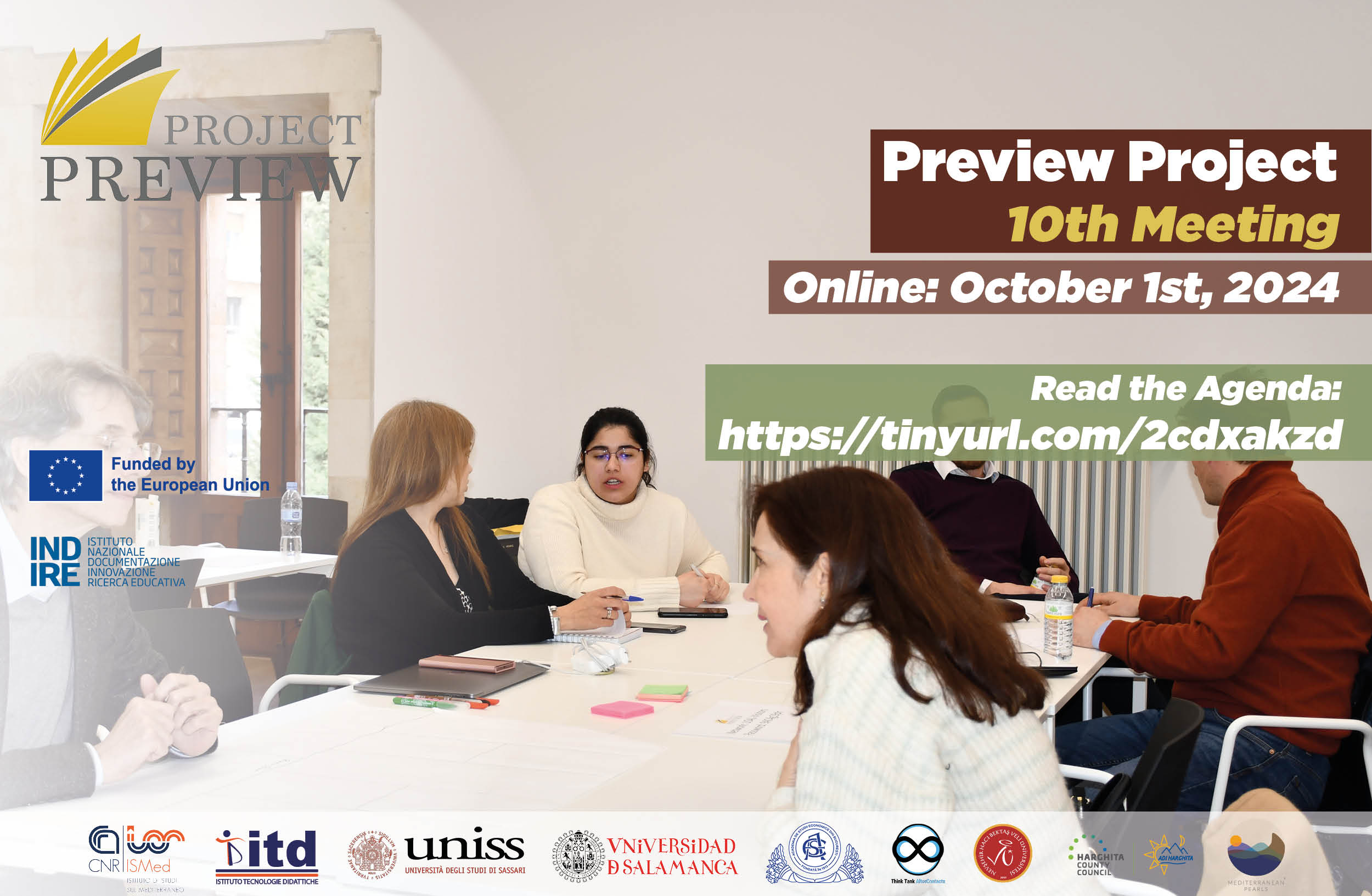 10th Preview Project partner meeting on October 1st 2024