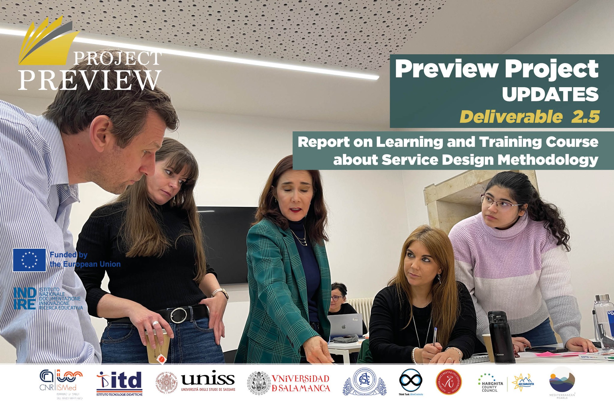 Preview Project Deliverable 2.5 - Report on Learning and Training Course about Service Design Methodology