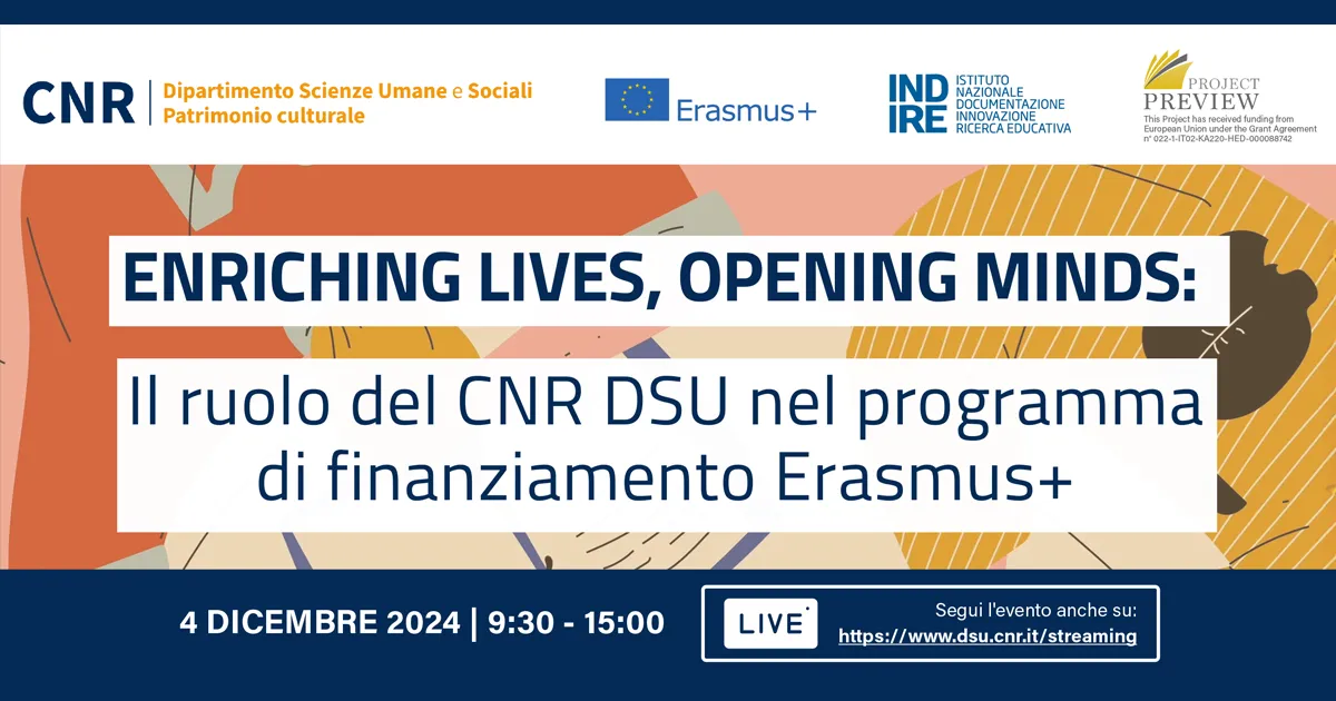 Enriching lives, opening minds, event in Rome by CNR DSU
