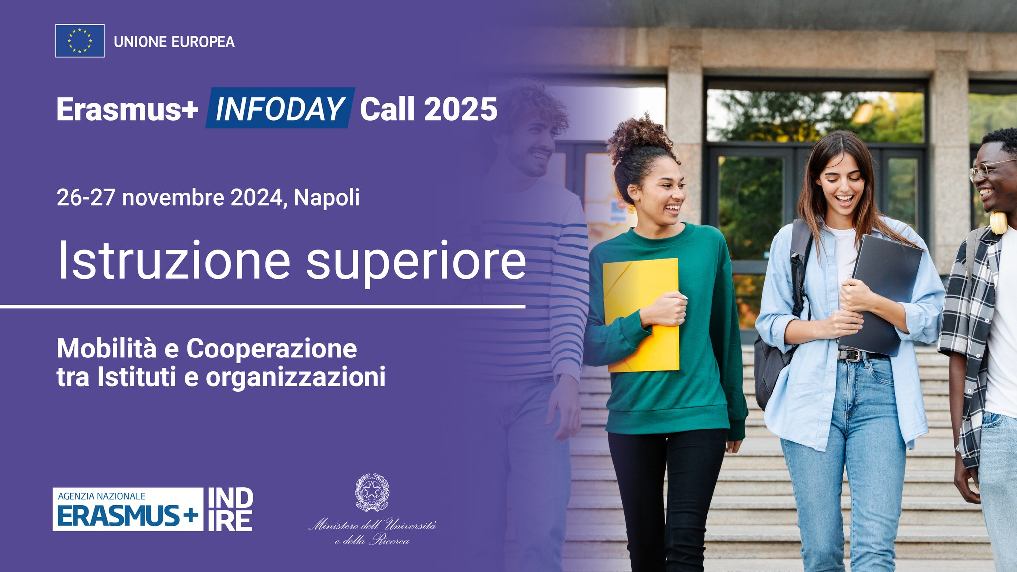 Erasmus+ Infoday Call 2025 in Naples (Italy)